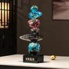 Resin Sculpture Model Ornaments, Home Decor, Luck, Feng Shui, Stacked Stone Carvings, Living Room and Office Desk Decorations