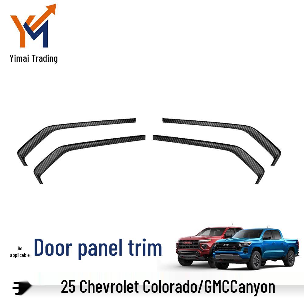 Chevrolet Colorado & GMC Canyon Front/Rear Inner Door Panel Trim Strips