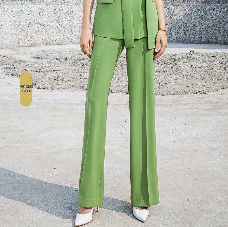 

Летний костюм-двойка с коротким рукавом для женщин - Профессиональная деловая формальная одежда M