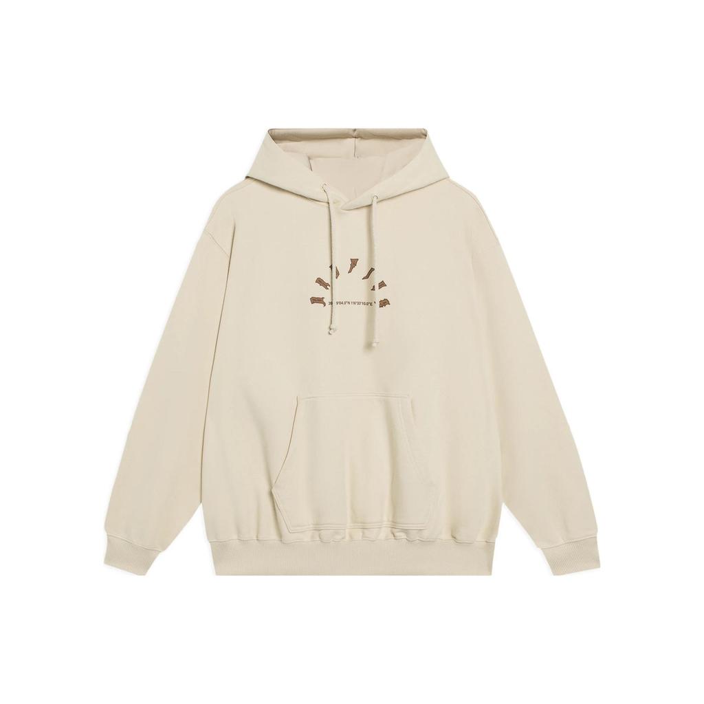 Li Ning Badfive Sweatshirt Unisex Light Milk Umber AWDT091-6