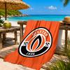 Asciugamano da Spiaggia con Design dello Stemma dello Shakhtar Donetsk, Asciugatura Rapida, Facile da Curare, Adatto Sia per il Fitness che per le Vacanze al Mare, Essenziale per lo Sport