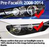 Front Headlamp Cover Headlight Shell Transparent Lampshade Lens For Volkswagen VW Scirocco pre-facelift 2008-2014