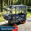 Universal Windproof Rain and Dust Cover for Outdoor Camping Handcart