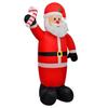 VidaXL Inflatable Santa Claus 120 Cm LED Lights Decoration Party Home Garden 242359