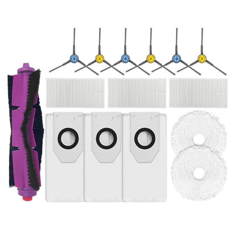 

Replacement Spare Part For J12 Ultra Robot Vacuum Cleaner Main Brush Side Brushes Filters Mop Pads Dust Bags Cleaning Brush 1