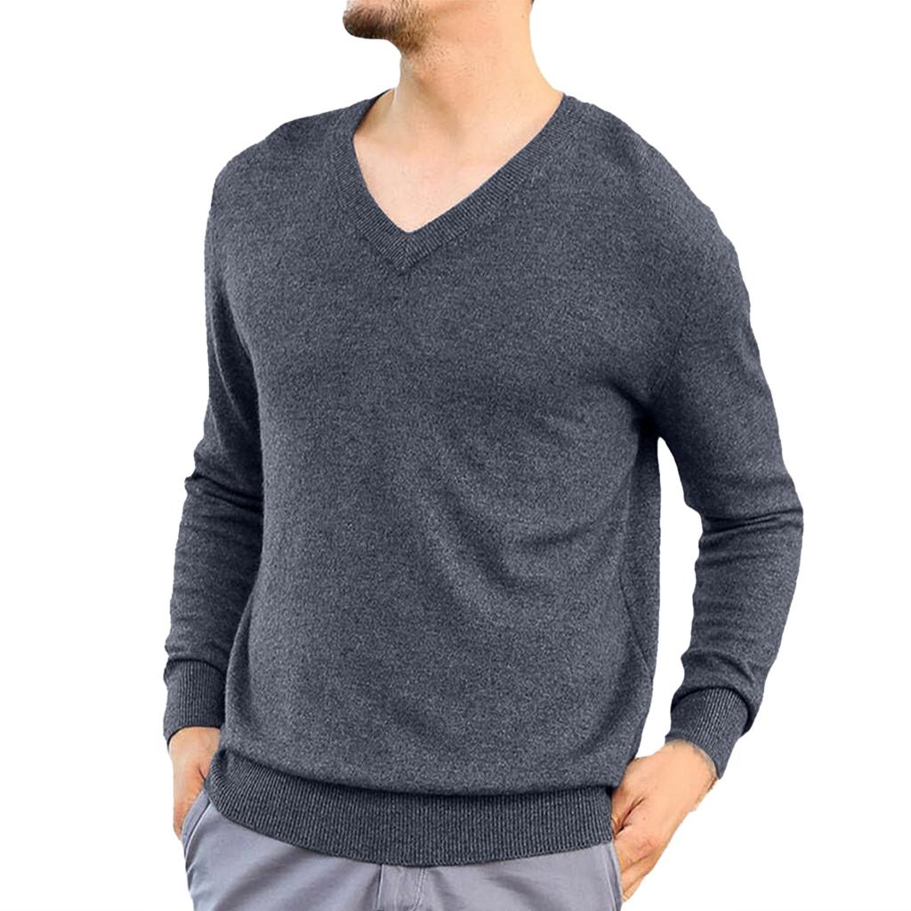 Men's  Fashion  Sports  Fitness  Leisure  V-Neck  Elastic  Vertical Bar  Long Sleeves  Upper Garment
