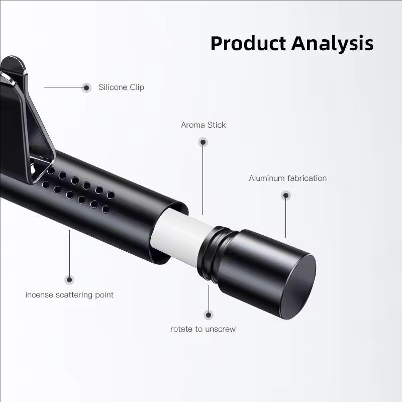 Car Air Freshener Diffuser Aromatherapy Stick Perfume Clip For VW GTI Polo Golf Passat Tiguan Arteon Touareg Taigo Jetta Hub Cap zp9