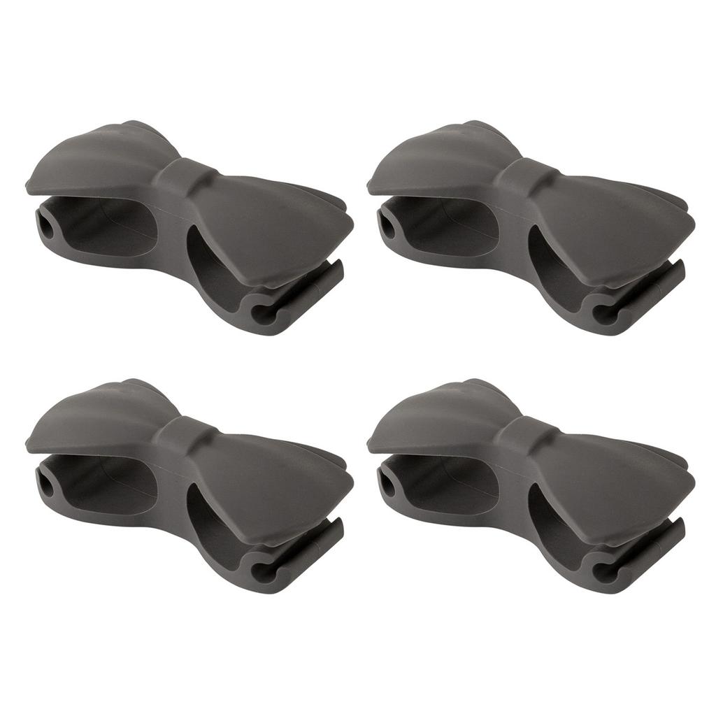4Pcs Bowknot Shape Silicone Cord Winder Holder Wire Fixer Data Line Management Clips Cable Management Wrapper Holder