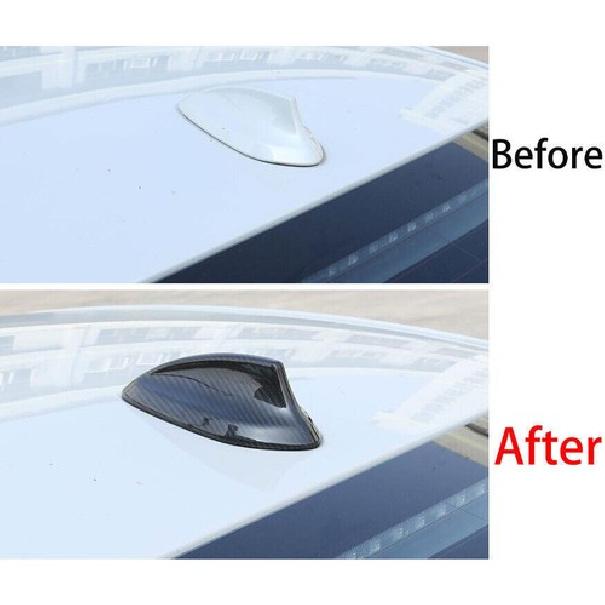 For BMW 7 Series 2016-22 Dry Carbon Fiber Car Roof Shark Fin Antenna Aerial Trim