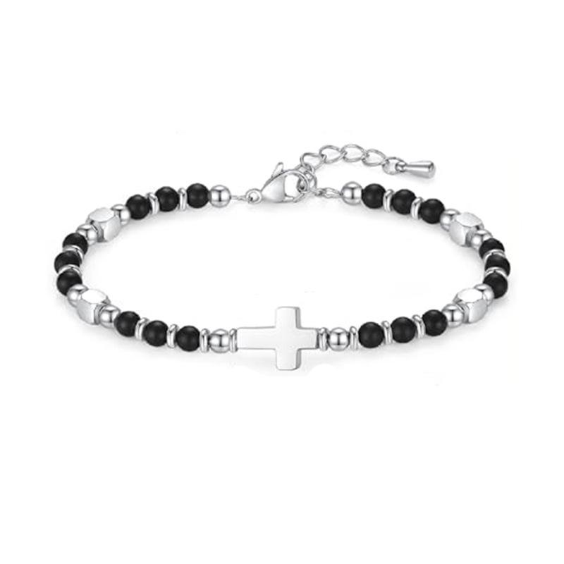JYL TS Bracelet Letter Heart  Set Stackable Friendship & Personalized Luck