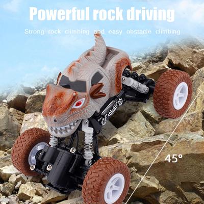 Children's Remote Control Toy Four-Wheel Drive Dinosaur Off-Road Vehicle Big Foot Climbing Crash-Resistant Children'S Toy Gifts