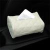 Elegant Car Tissue Holders PU Leather Large Capacity Tissue Box Designed for Easy Installation & Maximums Capacity