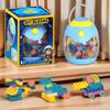 Children'S Assembled Granules Building Block Educational Toys Space Capsule Storage Bucket Gift Box