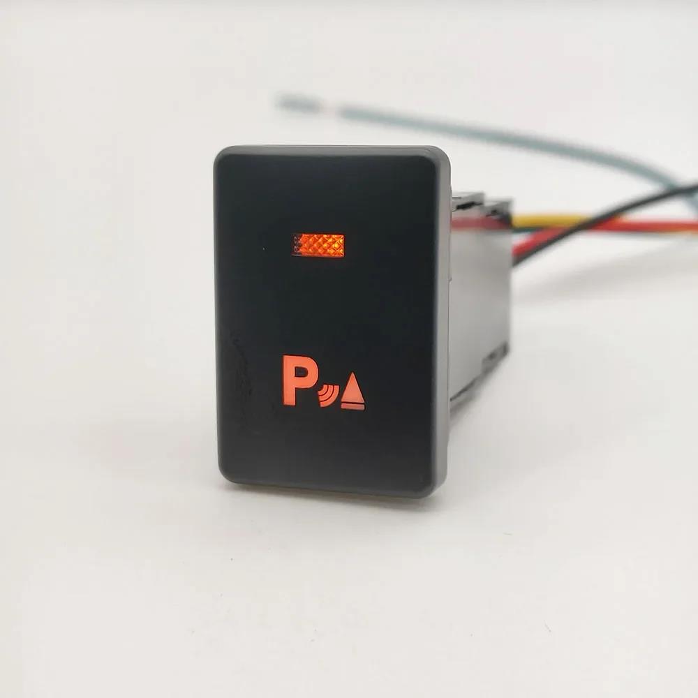 Car LED DRL Light Radar Power On Off Camera Mirror Switch Button for Mitsubishi Outlander Eclipse Cross 2018 Pajero Sport triton