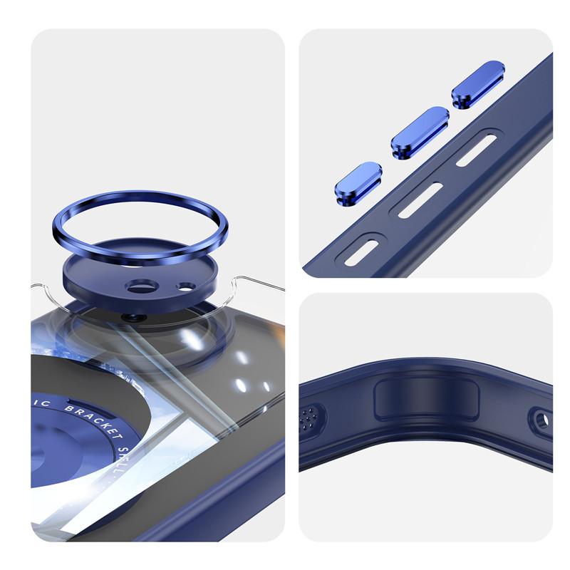 Full Cover Super Anti-drop 360 degrees Rotating Bracket Case With Lens Film For Sharp Aquos Wish 4 Wish4 Back Protection Shell