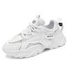 Men Sneakers Mesh Men Shoes PU Leather Platform Casual Sneakers Increased Vulcanized Shoes Light Running Shoes Tenis Masculino