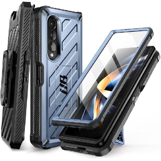 SUPCASE Case for Samsung Galaxy Z Fold 4 5G (2022), Bumper Case Robust Mobile Phone Case Premium Protective Case [Unicorn Beetle] with Integrated
