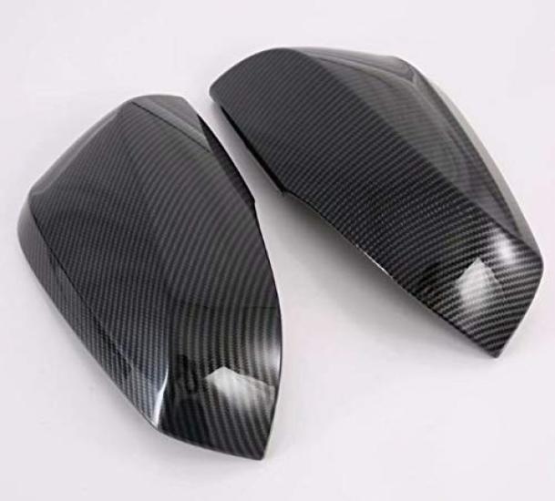 FUKUARE Alphard 30 Vellfire 30 Früh und Spät Neuer RAV4 50 Türseiten-Spiegelabdeckung Carbon-Serie, Serie, Modelle, Serie, Spiegel, (Schwarzer Ton)