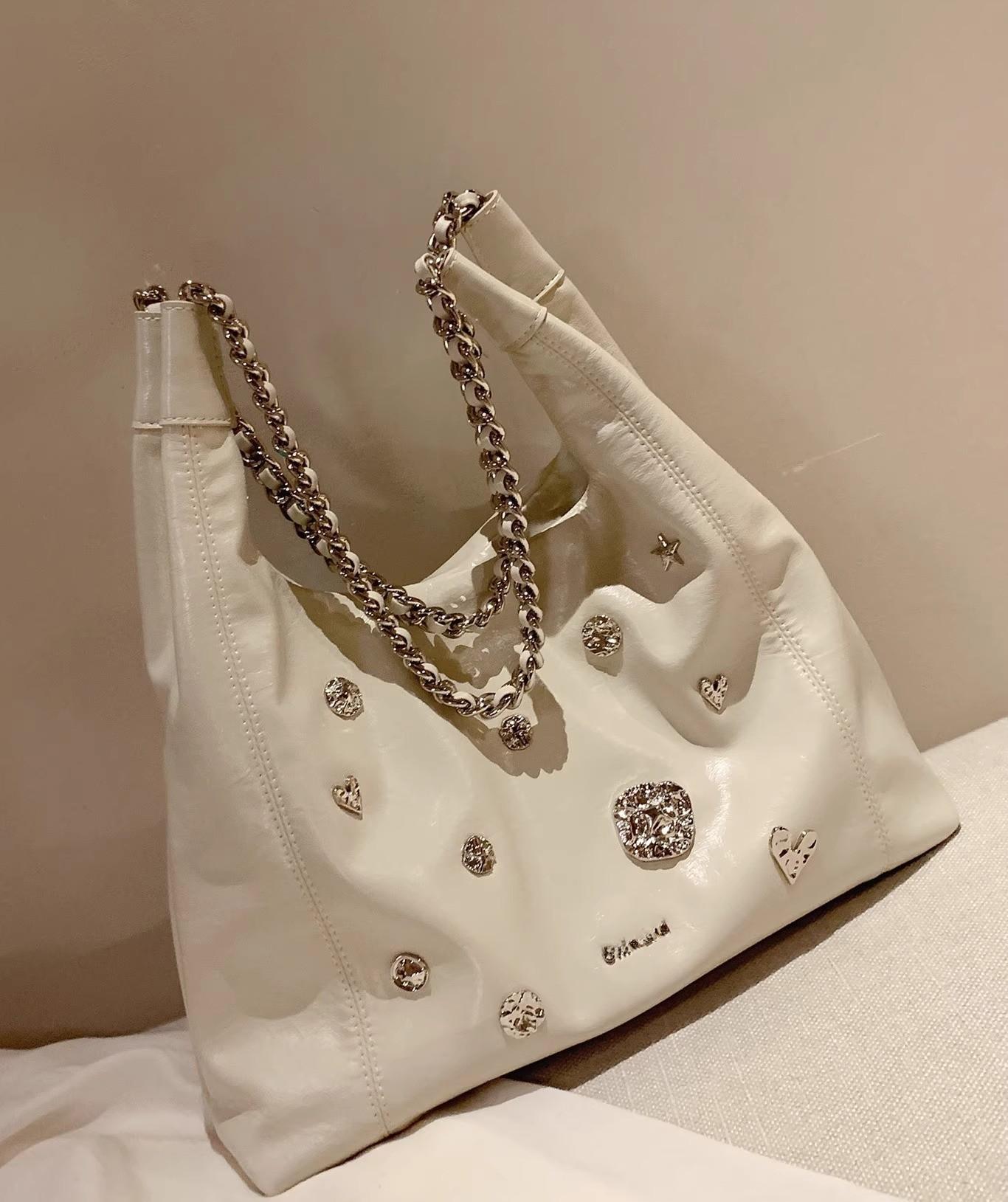 Shinjuku Punk Tote Bag Women S Commuter Bag Women S Shoulder Bag Chain Foreign Versatile Tote Bag