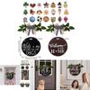 Charming Rustic Home Decor Welcome Sign With Removable Accessories For All Seasons
