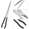 High Carbon Steel Straight Long Nose Pliers 16inches Long For Automotive Electrical And Jewelry Making Electrical Tasks