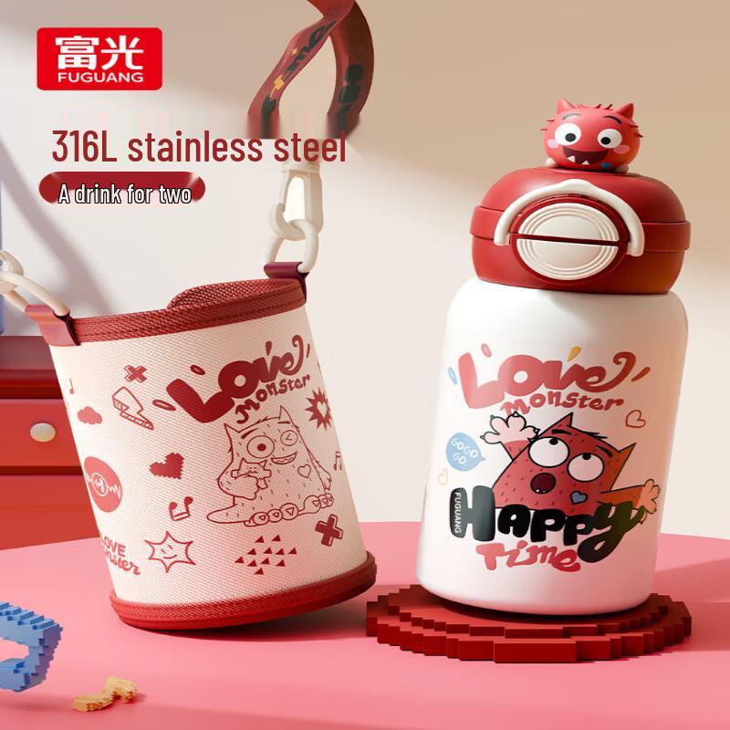 Children s 316L Insulated Straw Water Bottle