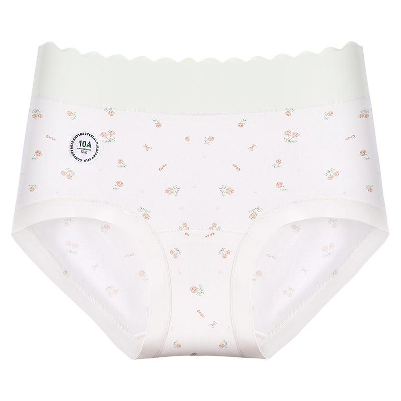 Ladies Spring and Summer New Style Gentle Breathable Comfortable Antibacterial Middle Waist Triangle Briefs