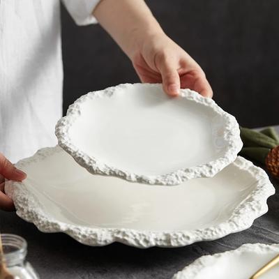 Kamionkowe Naczynia Ceramiczne Talerz Biała Porcelana Talerze do Użytku Hotelowego