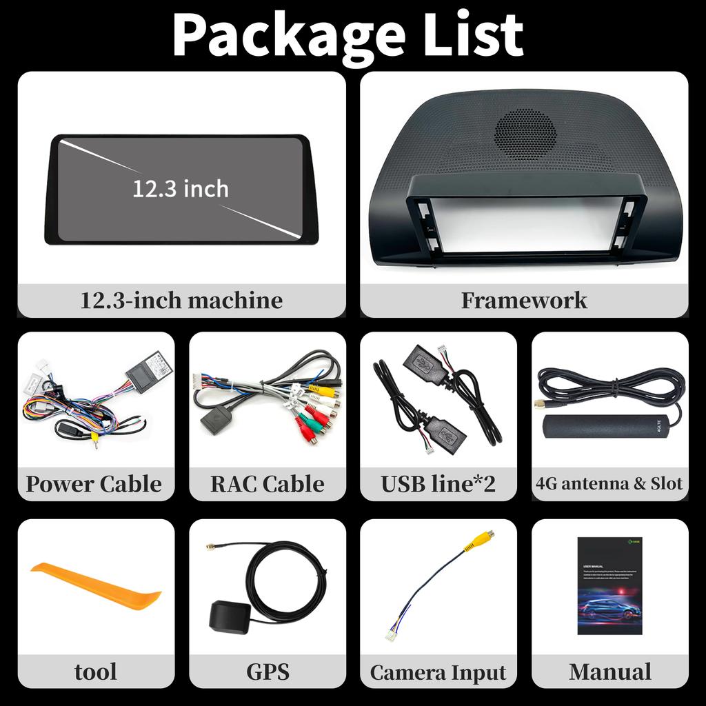 Android 14 12.3inch Screen For Honda Accord 10 2018 2019 2020 2022 Car Radio Multimedia Navigation 4G Wireless BT CarPlay Stereo