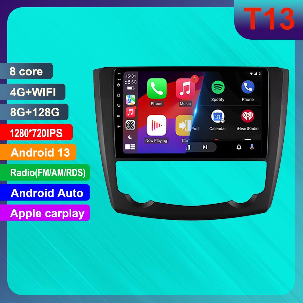 Renault Kadjar Android GPS Navigator & Reverse Camera with HD Smart Central Control and CarPlay.