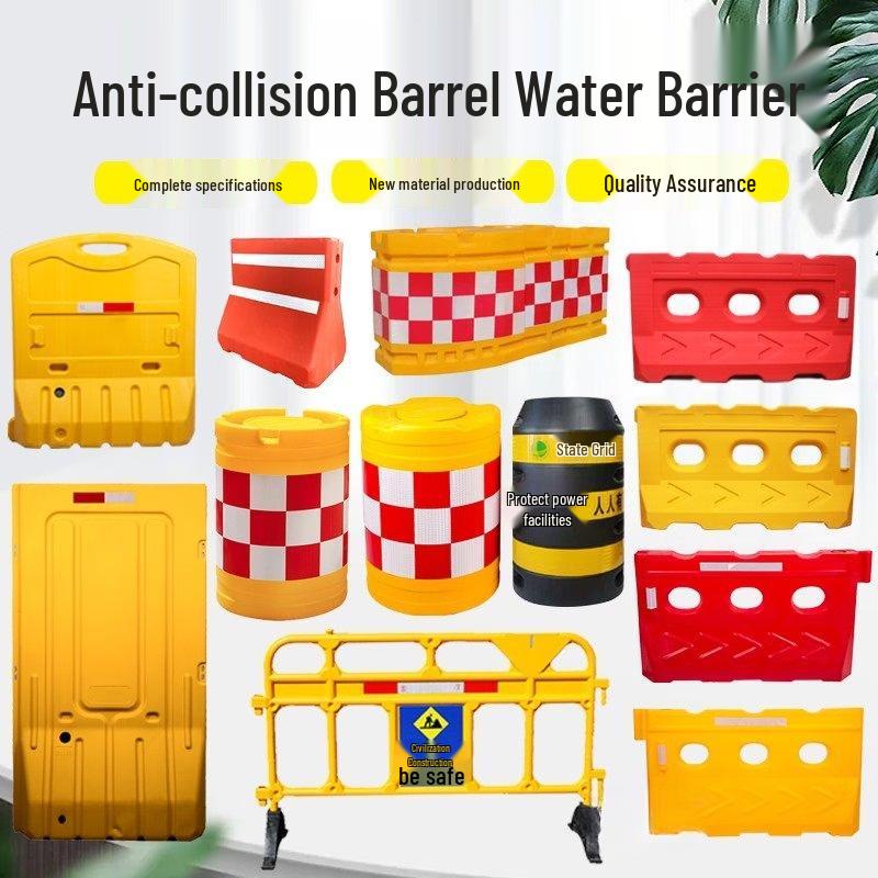 Three-Hole Blow-Molded Water-Filled Barrier