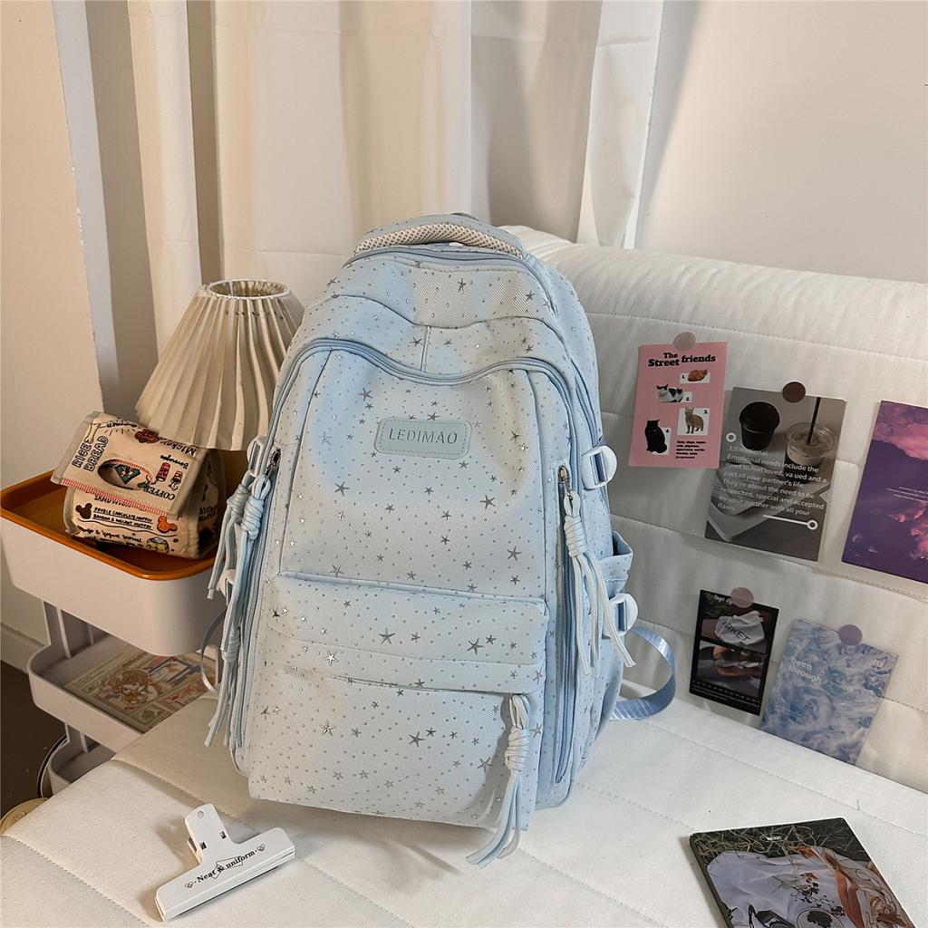 Schoolbagins high-value backpack female cute cartoon middle and high school student schoolbag large capacity small fresh backpack