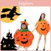 Festive Pumpkin Suit Set For Halloween Party And Cosplay