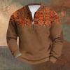 Lässiges Retro-Sweatshirt mit Farbverlauf für Herren