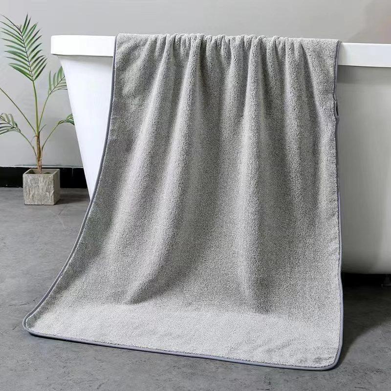 Thickened Coral Fleece Towel Bath Towel Set Skin-friendly Absorbent Home Travel Beach Washcloth Hotel Beauty Salon Barber Shop Applicable Toiletries