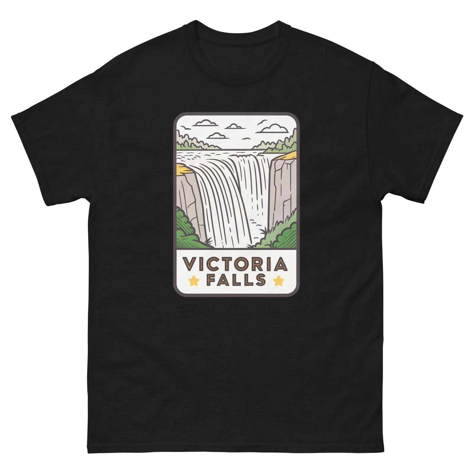 Victoria Falls Attraction Landmark Travel T-Shirt M