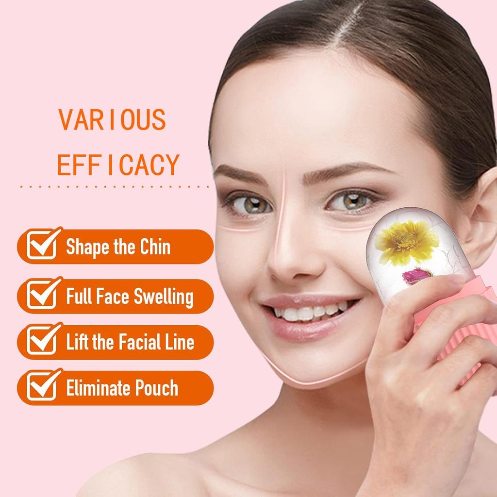 Ice Face Roller, DIY Face Massage Roller, Facial Ice Roller for Face, Eyes & Joints, Ice Compress Skin Care Tool for Women & Men
