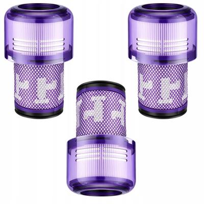 3 X Filter For Dyson V12 Detect Slim Absolute Zestaw Hepa Washable
