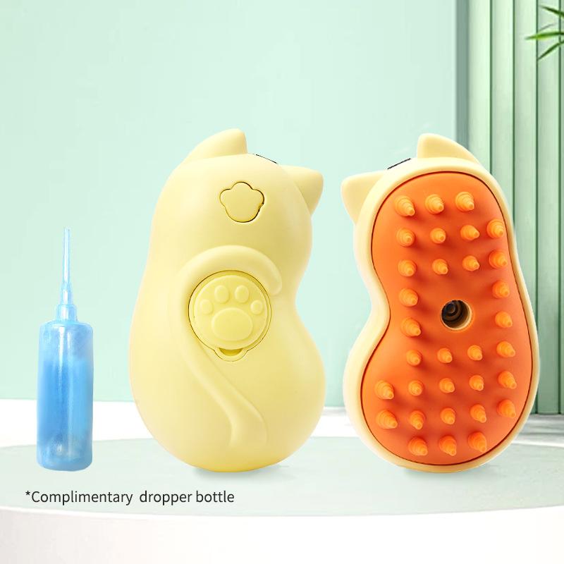 

Pet Massage Cleaning Brush Spray Brush Hair Removal Comb USB Type-C Rechargeable Pet Spray Massage Comb Steam Cat Brush