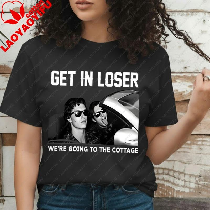 Get In Loser Were Going To The Cottage Shirt Heated Rivalry Connor Ilya Heated Rivalry Merch Hollander Rozanov Couple Shirt Top