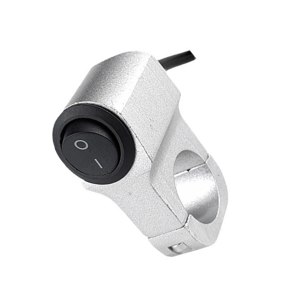 Motorbike Accessory Fog Light Spotlight On/Off Switches Aluminum 7/8in Motorcycle Handlebar Headlight Control Switches