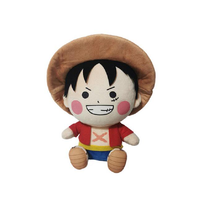 Genuine One Piece Luffy, Chopper, and Zoro Anime Plush Dolls - Merchandise Toy Dolls
