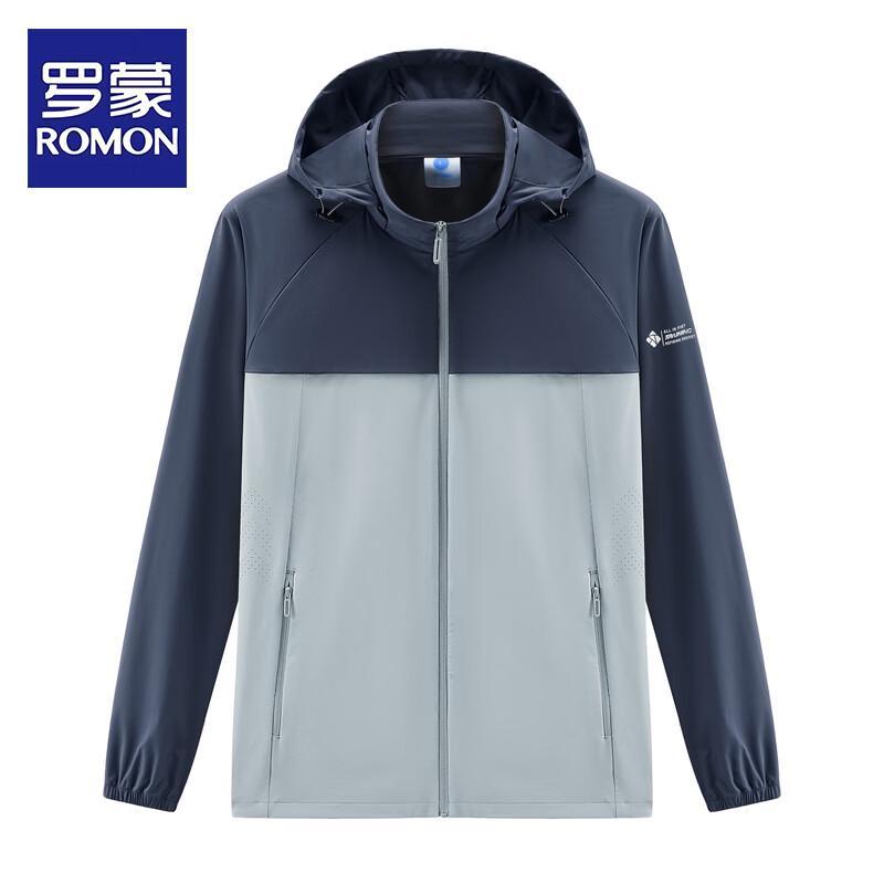 Romon Unisex Summer Sun Protection Outdoor Jacket 4XL