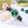 Fashion Watch Casual Clock Montre Homme Business Women Quartz Watch Calendar Sport Green Leather Strap Wristwatch Dropshipping