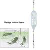 3pcs Set Yellow Foam Ball Luminous Bait Cage 3pcs Set Clear Cap Feeder  Saltwater Fishing