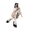 Sex Cow Stockings, Sexy Long Tube Milk White Spotted Socks, High Tube Knee Socks, Girl Cute Leg Stockings