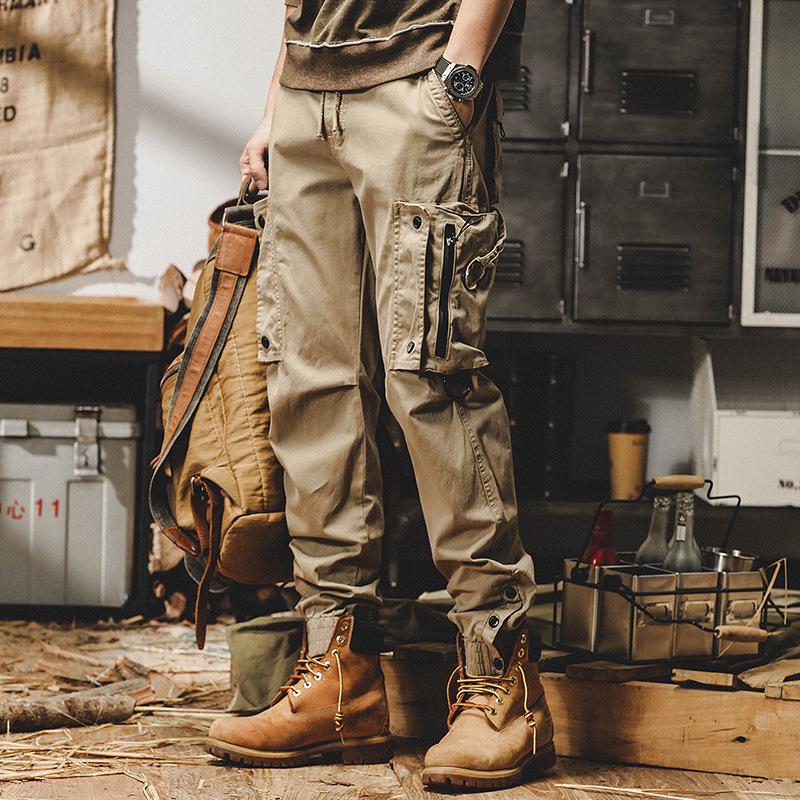 

Men s Straight Autumn 2023 American-Style Tactical Overalls - Perfect for Outdoor Commuting and Casual Wear L хакі
