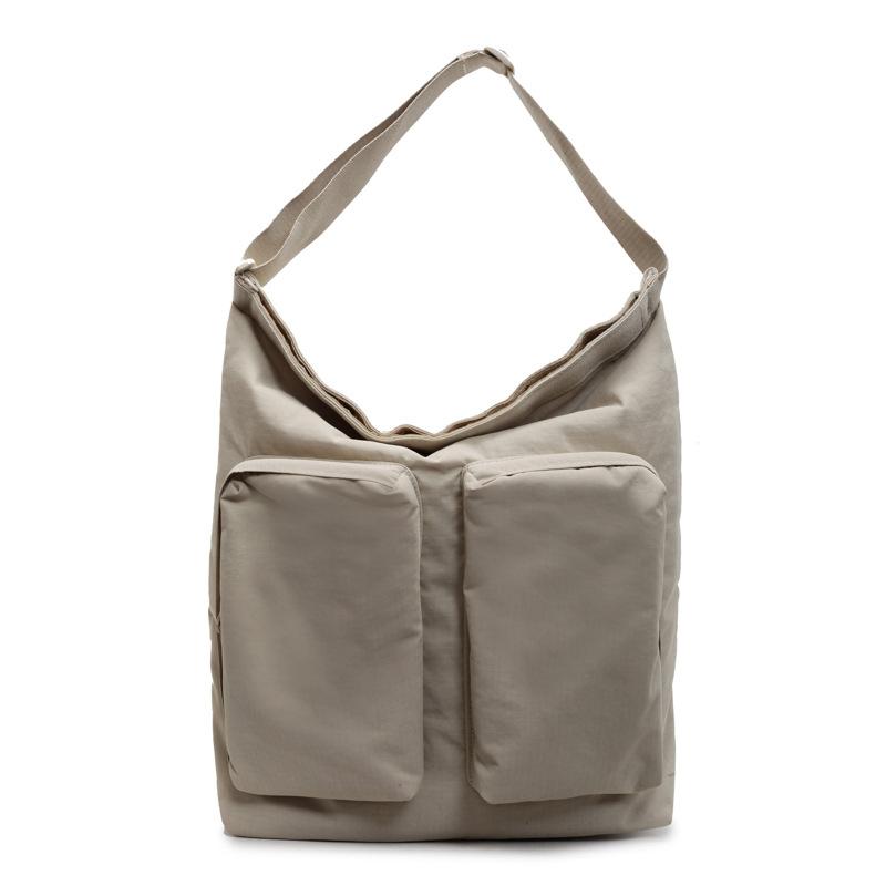 Neue literarische und schlichte Umhängetasche Damen Freizeit große Kapazität Schultertasche trendige Mode Studenten Handtasche