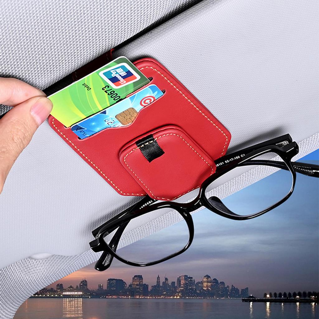 Coolicee Car Storage Glasses Card Neodymium Card Genuine Sunglasses Convenient for Car Sun Visor Car Car Glasses Holder Holder, Magnet, Glasses,