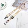 Oblique Span Mobile Phone Lanyard Adjustable Cartoon Silicone Change Bag Lanyard Card Sleeve Record Label Lanyard Lanyard